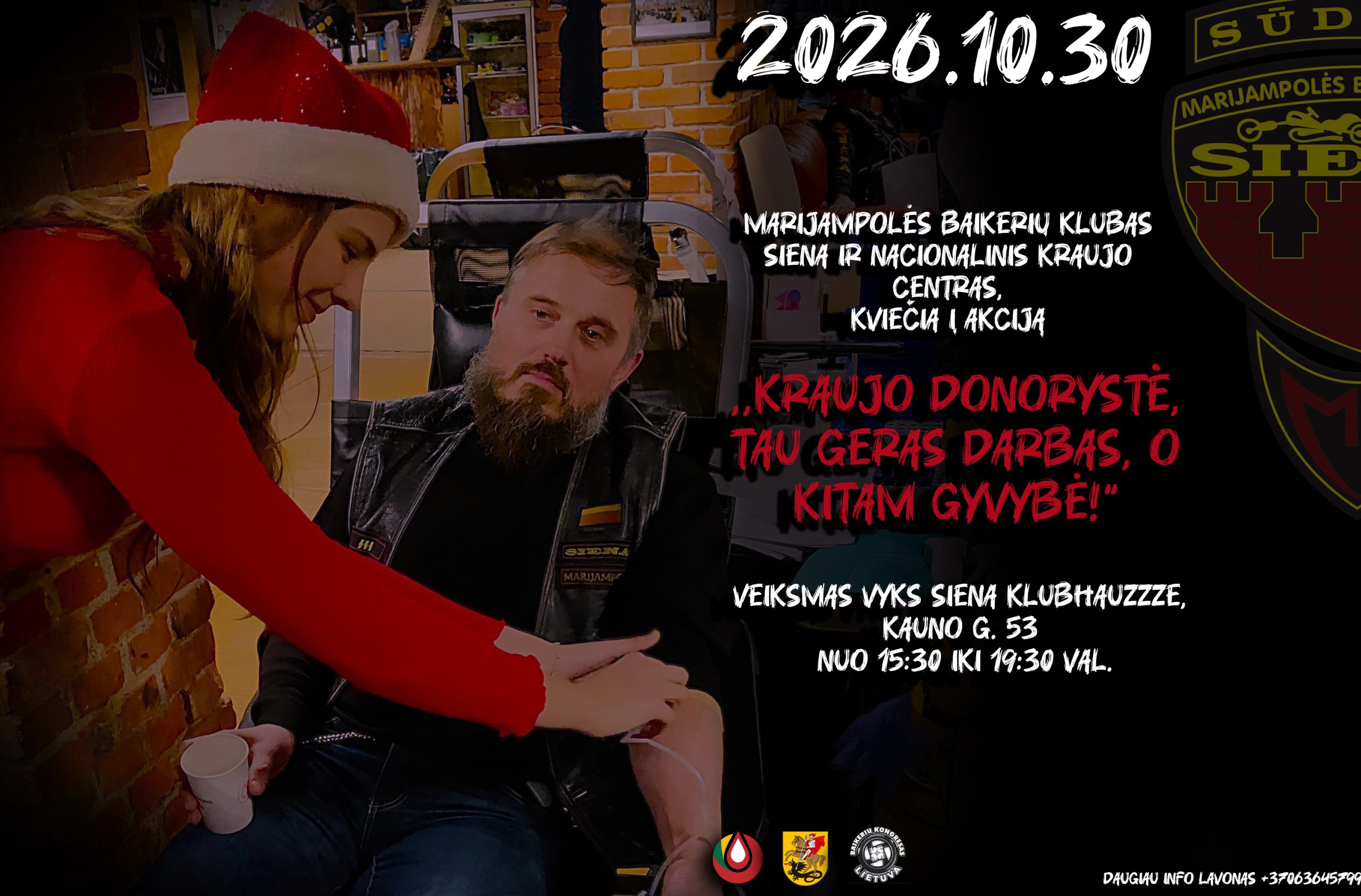 Neatlygintina Kraujo donorystė – tau geras darbas, o kitam gyvybė!